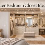 Best bedroom closet Ideas with organized shelves