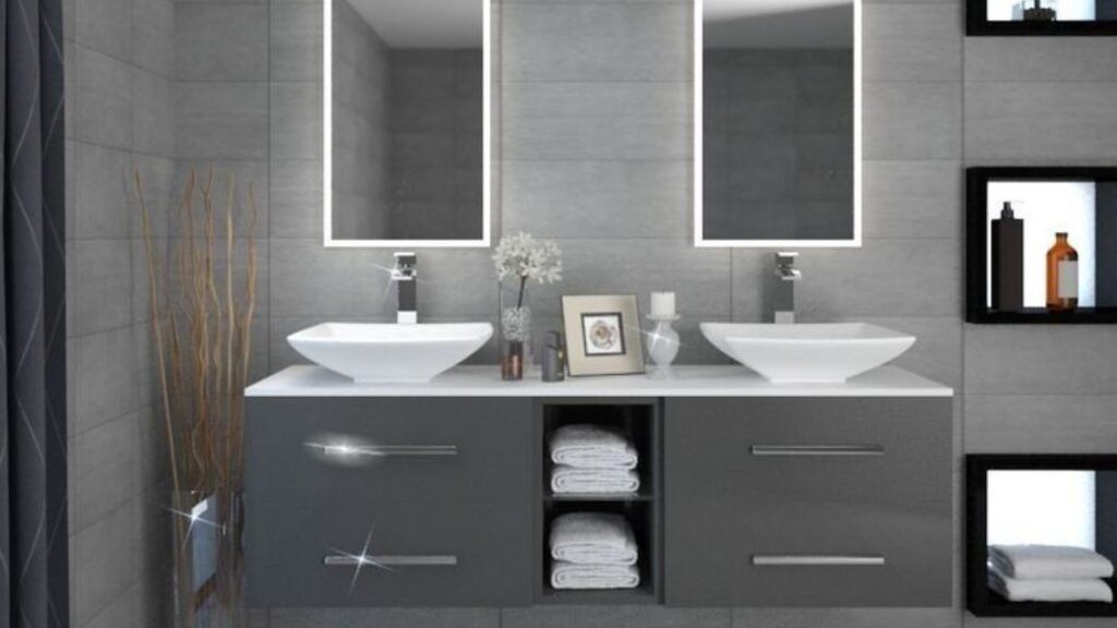 bathroom vanity cabinets with double sink