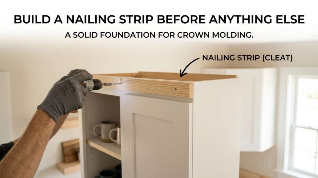 Build a Nailing Strip Before Anything Else