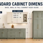 standard cabinet dimenssion image with visuals