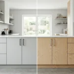 illustrating the differences between MDF and plywood