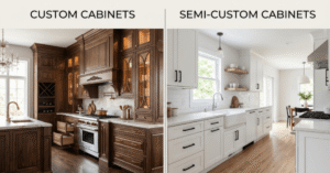 Custom vs Semi Custom Cabinets