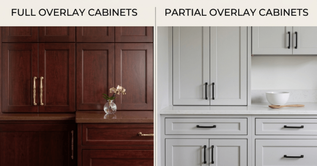 Full Overlay Cabinets vs Partial Overlay