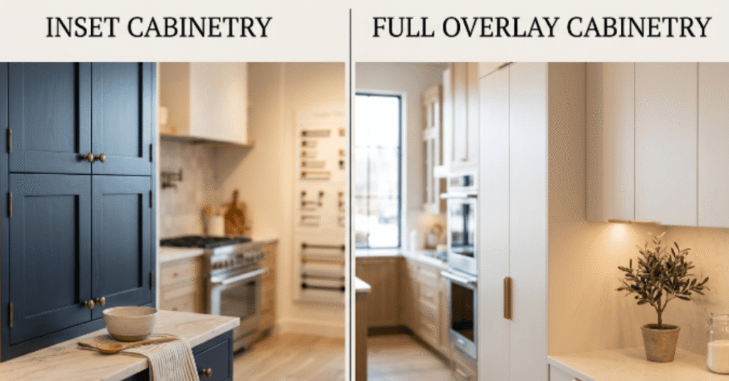 Inset vs Overlay Cabinets